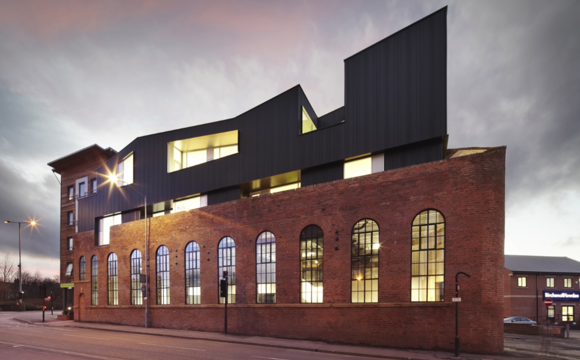 Outside view of Unicorn Biotechnologies, formerly a bar, in Sheffield, UK