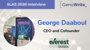 Banner of SLAS 2026 interview with Everest Biolabs