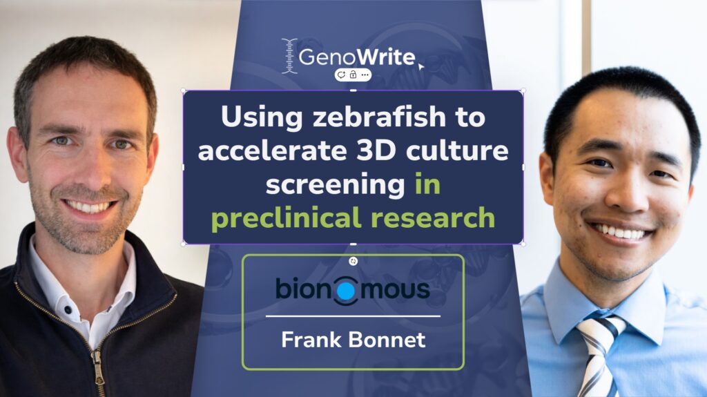 Featured image of Frank Bonnet, CEO of Bionomous about zebrafish in preclinical screening