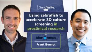 Featured image of Frank Bonnet, CEO of Bionomous about zebrafish in preclinical screening