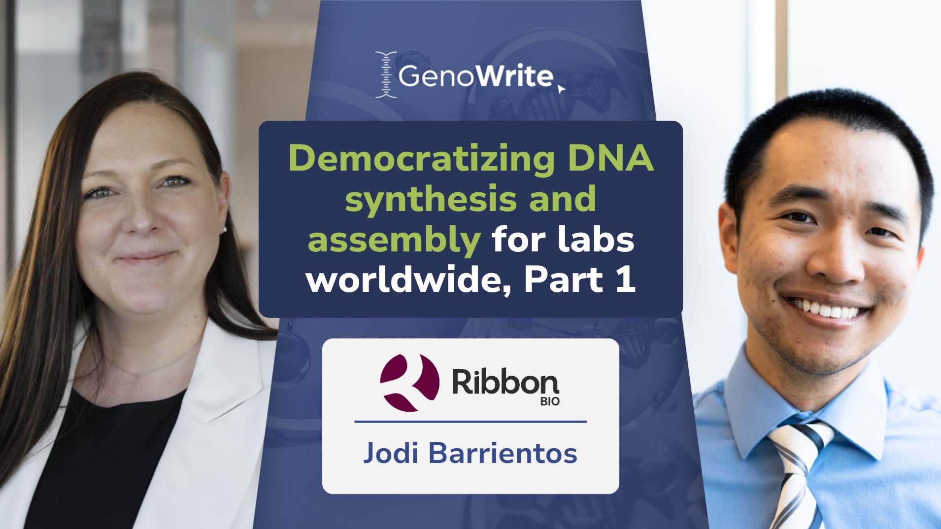 Interview feature of Jodi Barrientos, CEO of Ribbon Biolabs about democratizing DNA access